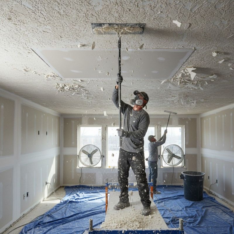 Knockdown Ceiling Removal